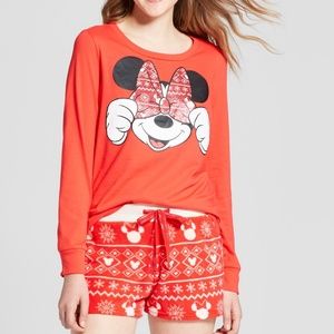 Minnie Mouse Long Sleeve Peekaboo  T-Shirt/Short
